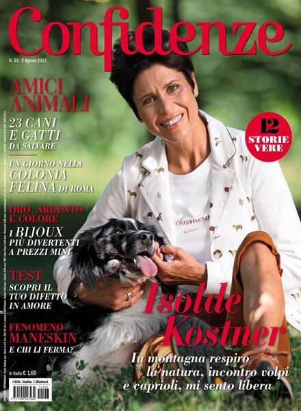 Confidenze – 03 agosto 2021 Cover