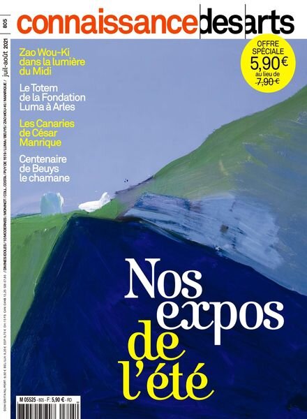 Connaissance des Arts – Juillet-Aout 2021 Cover