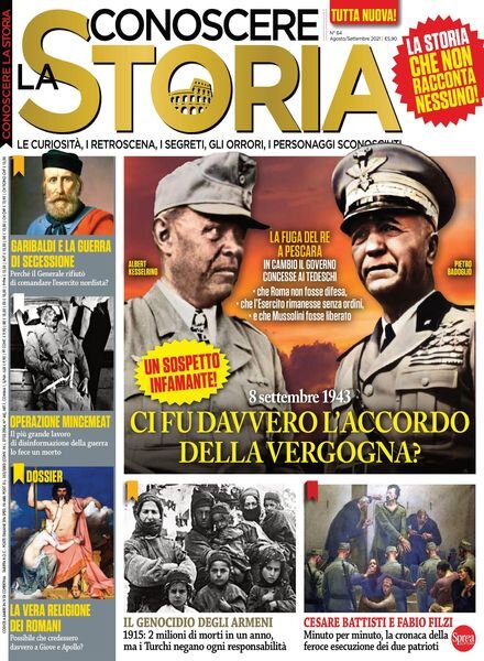 Conoscere la Storia – agosto 2021 Cover
