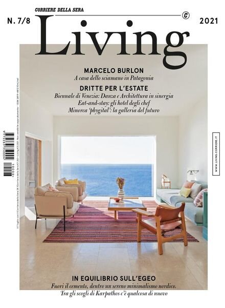 Corriere della Sera Living – luglio 2021 Cover