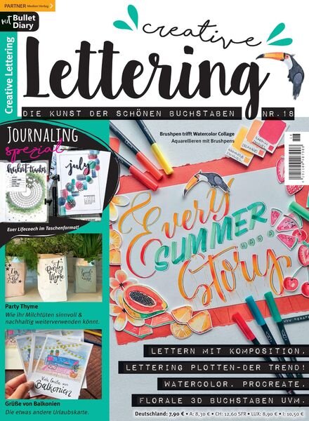 Creative Lettering – Juli 2021 Cover
