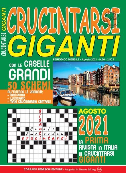 Crucintarsi Giganti – agosto 2021 Cover