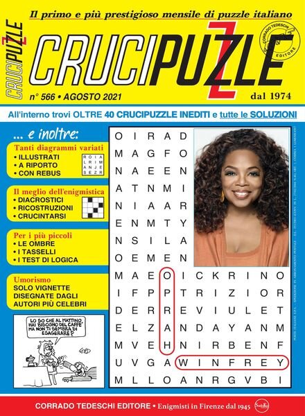 Crucipuzzle – luglio 2021 Cover