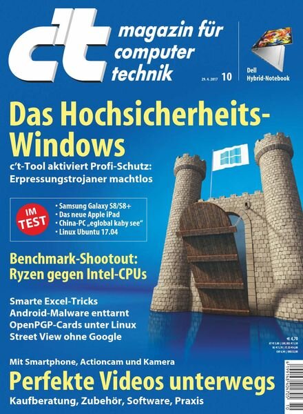 c’t Magazin – 29 April 2017 Cover