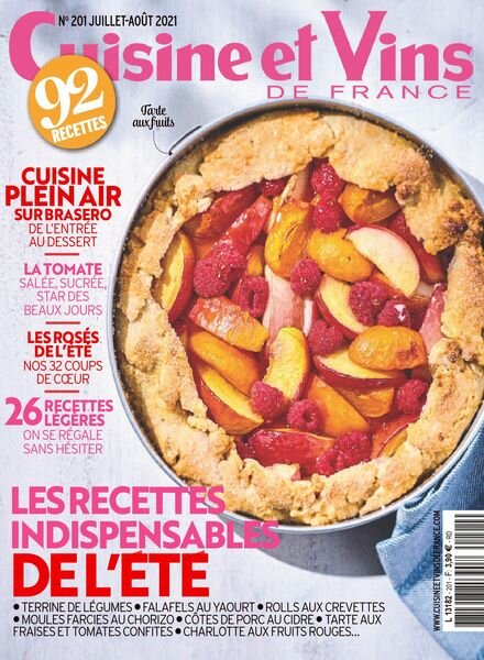 Cuisine et Vins de France – juillet 2021 Cover