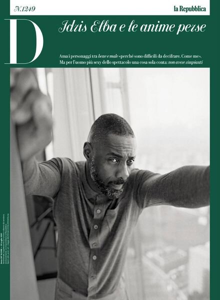 D la Repubblica – 31 Luglio 2021 Cover