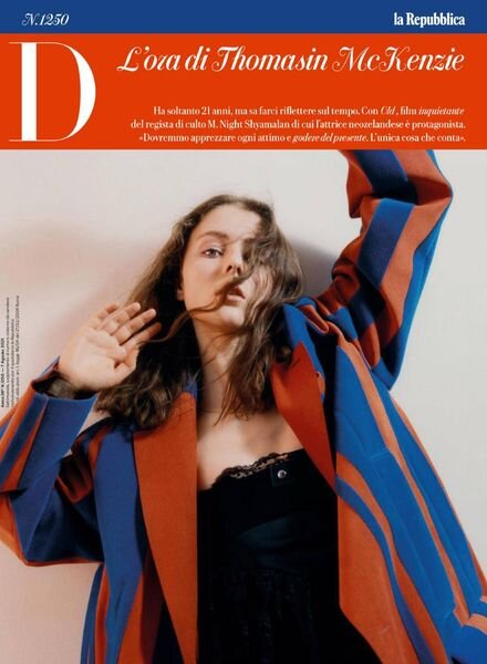 D la Repubblica – 7 Agosto 2021 Cover