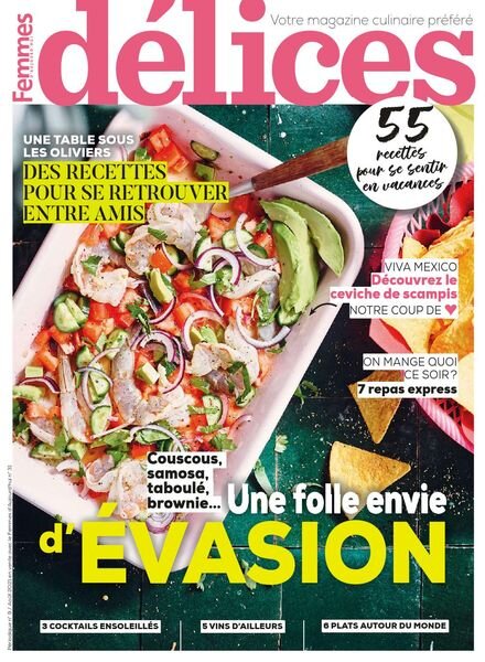Delices de Femmes d’Aujourd’hui – Aout 2021 Cover