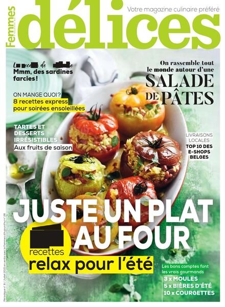 Delices de Femmes d’Aujourd’hui – Juillet 2021 Cover