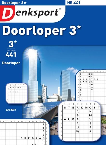 Denksport Doorloper 3 – 15 juli 2021 Cover