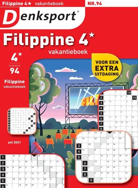 Denksport Filippine 4 Vakantieboek – juli 2021 Cover