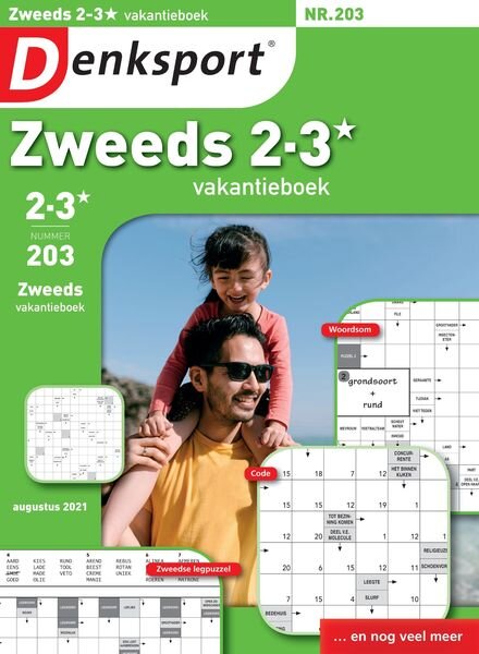 Denksport Zweeds 2-3 vakantieboek – 05 augustus 2021 Cover