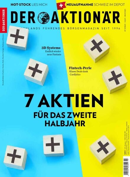 Der Aktionar – 01 Juli 2021 Cover