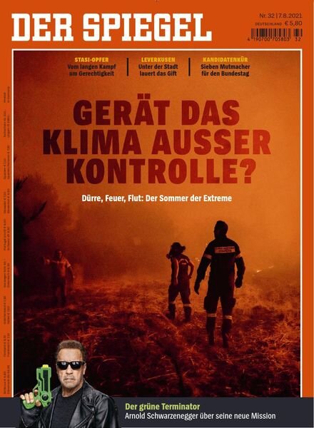 Der SPIEGEL – 07 August 2021 Cover