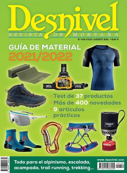 Desnivel – agosto 2021 Cover