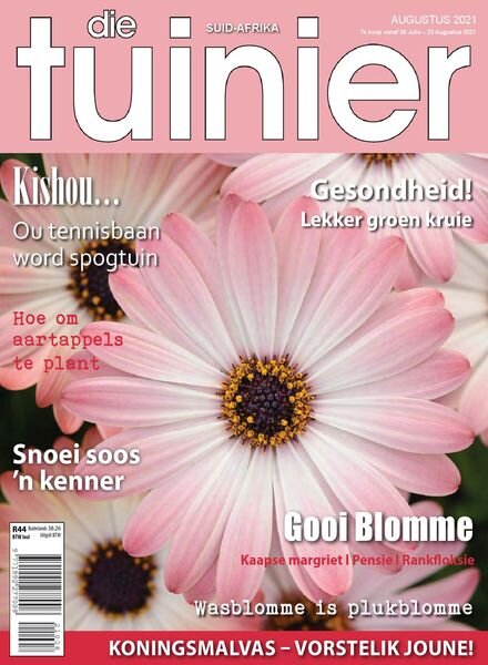 Die Tuinier Tydskrif – Augustus 2021 Cover