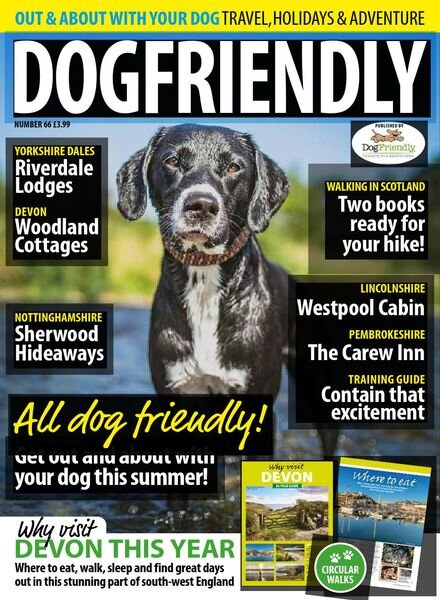 Dog Friendly – Issue 66 – July-August 2021 Cover