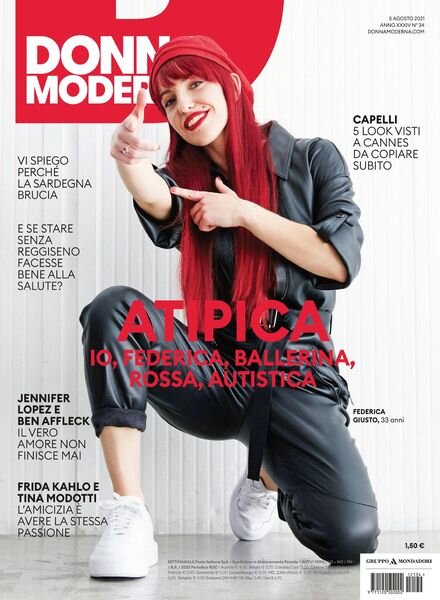 Donna Moderna – 04 agosto 2021 Cover