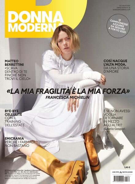 Donna Moderna – 22 luglio 2021 Cover