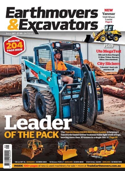Earthmovers & Excavators – Issue 387, July 2021 Cover