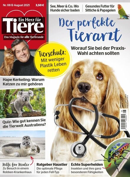 Ein Herz fur Tiere – August 2021 Cover