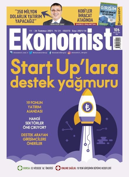 Ekonomist – 10 Temmuz 2021 Cover