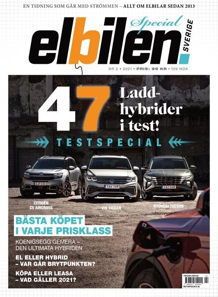 Elbilen – 16 juli 2021 Cover
