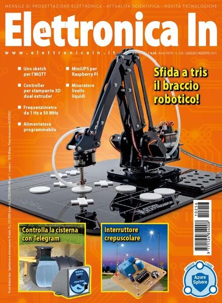 Elettronica In – Luglio-Agosto 2021 Cover