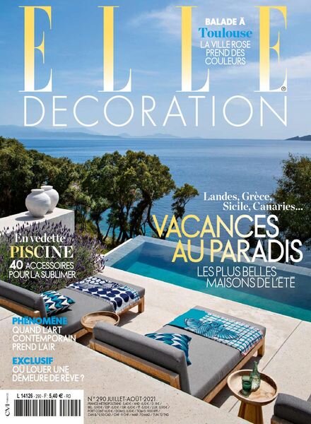 Elle Decoration France – juillet 2021 Cover