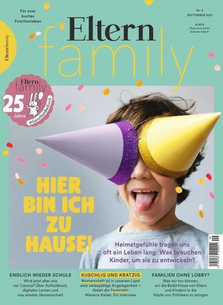 Eltern Family – September 2021 Cover