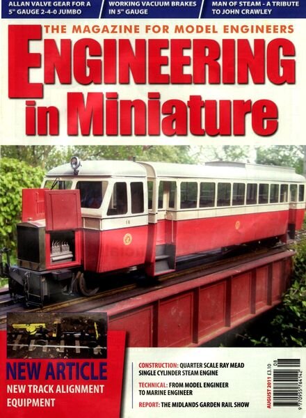 Engineering in Miniature – August 2011 Cover