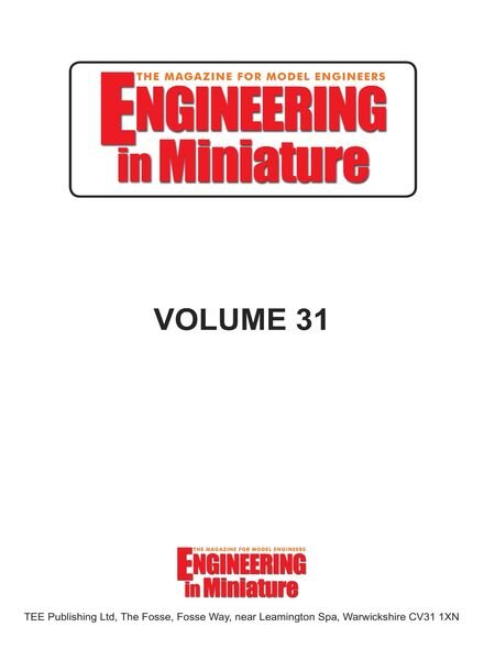 Engineering in Miniature – July 2009 Cover