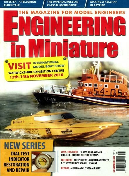 Engineering in Miniature – November 2010 Cover