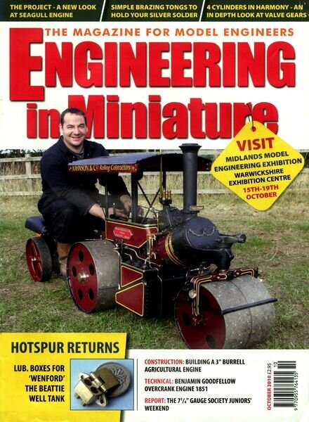 Engineering in Miniature – October 2010 Cover