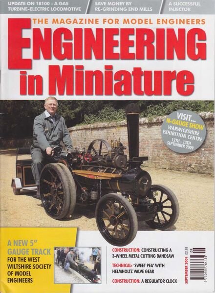 Engineering in Miniature – September 2009 Cover