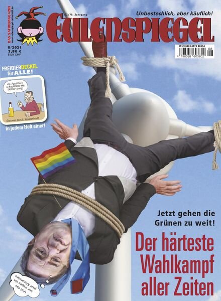 EULENSPIEGEL Das Satiremagazin – August 2021 Cover