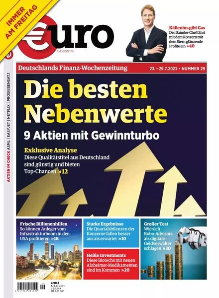 Euro am Sonntag Finanzmagazin – 23 Juli 2021 Cover