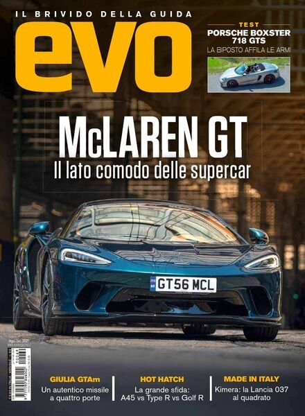 Evo Italia – Agosto-Settembre 2021 Cover
