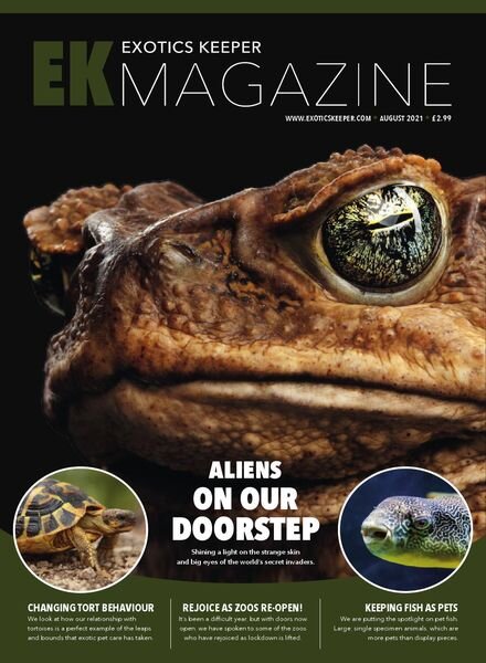 Exotics Keeper – August 2021 Cover