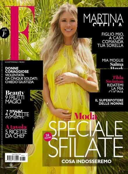 F – 17 Agosto 2021 Cover