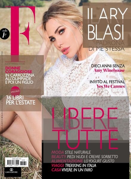 F – 27 Luglio 2021 Cover