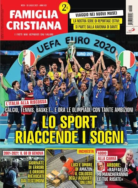 Famiglia Cristiana – 18 Luglio 2021 Cover