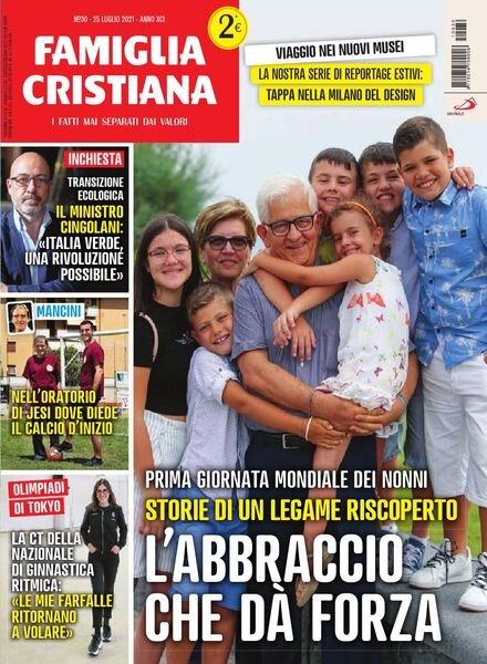 Famiglia Cristiana – 25 Luglio 2021 Cover
