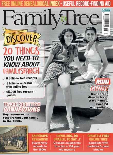 Family Tree UK – August 2021 Cover