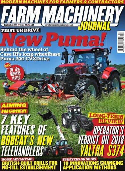 Farm Machinery Journal – Issue 89 – September 2021 Cover