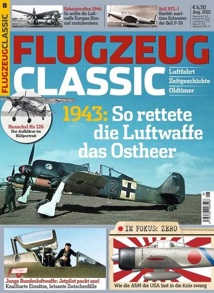 Flugzeug Classic – August 2021 Cover