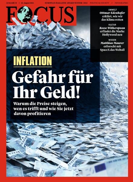 FOCUS – 14 August 2021 Cover