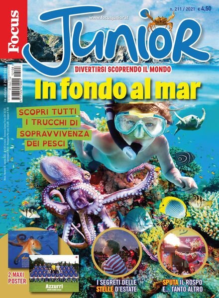 Focus Junior – agosto 2021 Cover