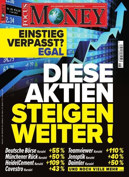 FOCUS MONEY – 06 Juli 2021 Cover