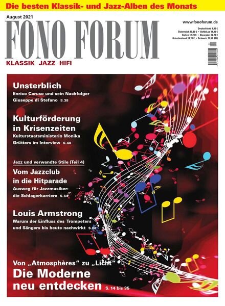 Fono Forum – August 2021 Cover